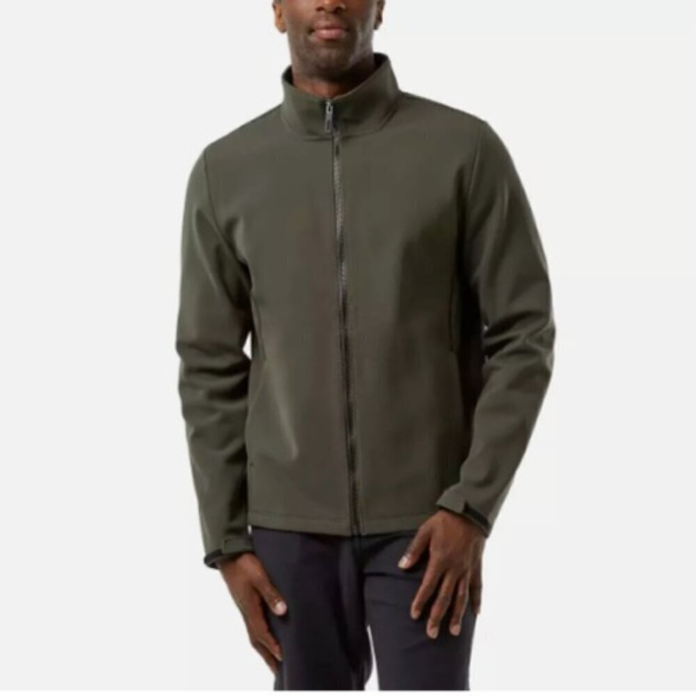 NEW 32 Degrees Heat Men's M Green Full Zip Lightweight Jacket Polyester